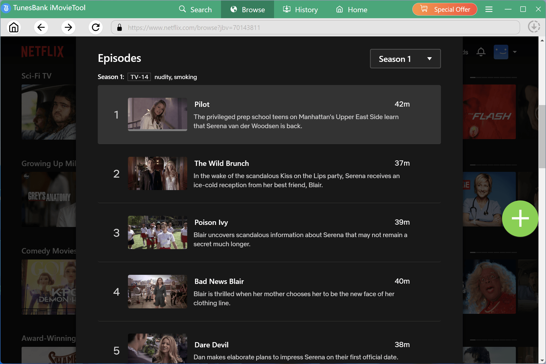 open netflix shows