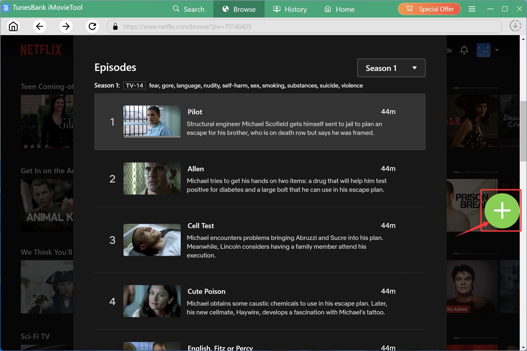 open netflix shows