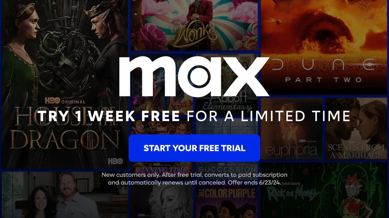 Max 7 days free trial