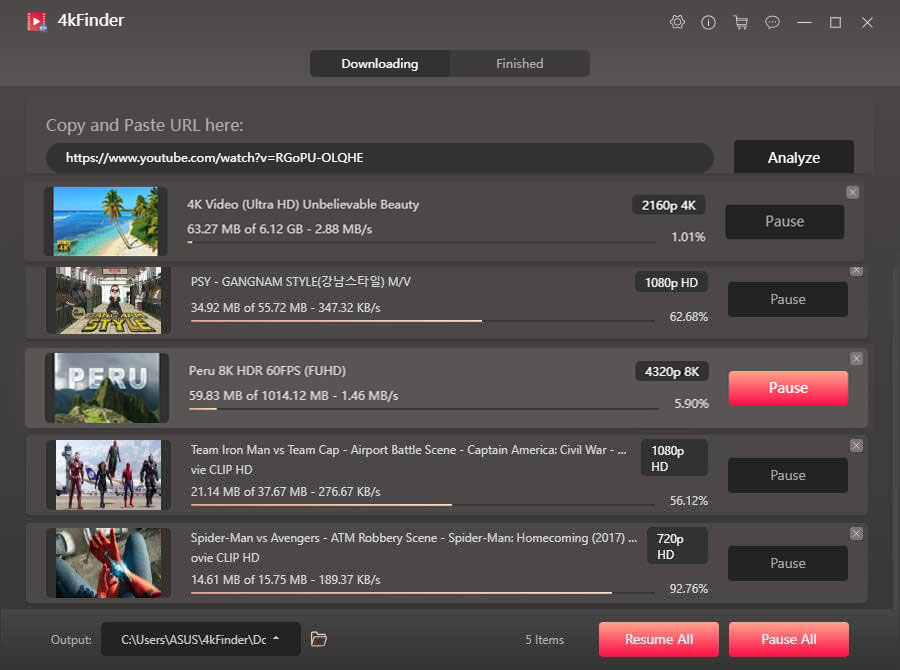 best YouTube movie downloader - 4kfinder