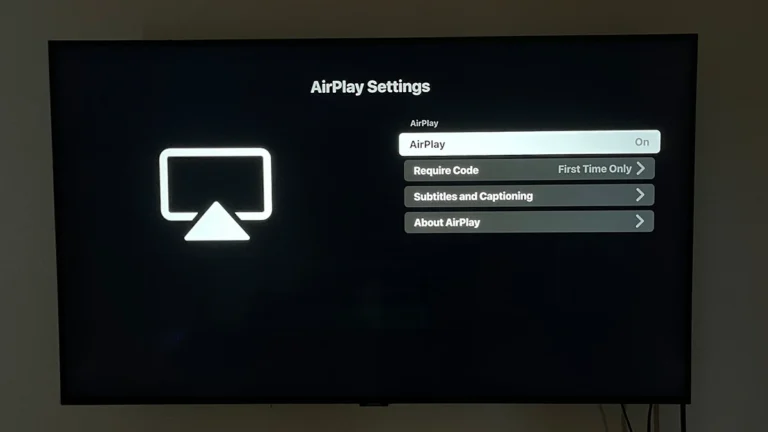 open AirPlay on smart TV