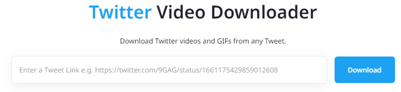 online Twitter Video Downloader