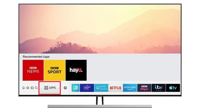 samsung tv app store