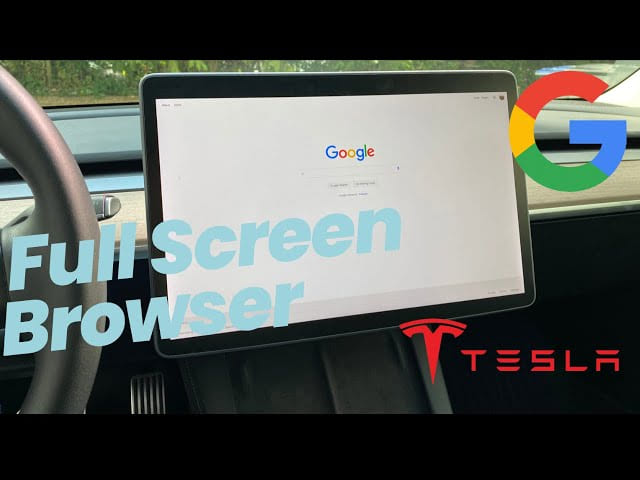 open Tesla Web Browser