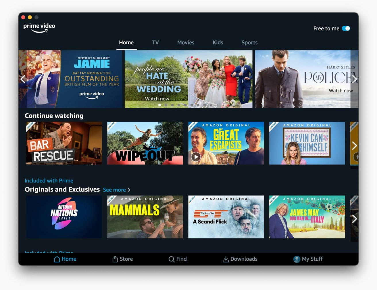 watch prime video on mac