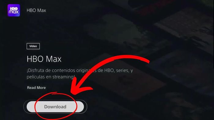 download Max app on PS5