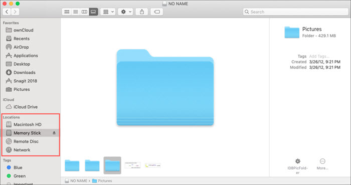 transfer Paramount+ videos to external hard drive in Mac Finder